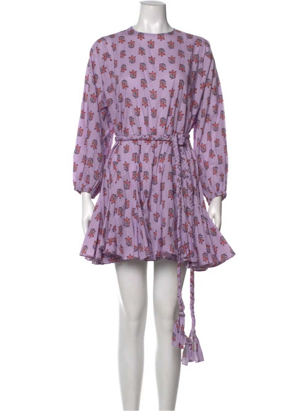 RHODE Ella 
Floral Print Mini Dress